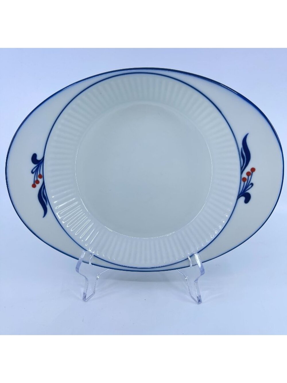 vintage dansk bistro maribo porcelain au gratin oval plate made in japan